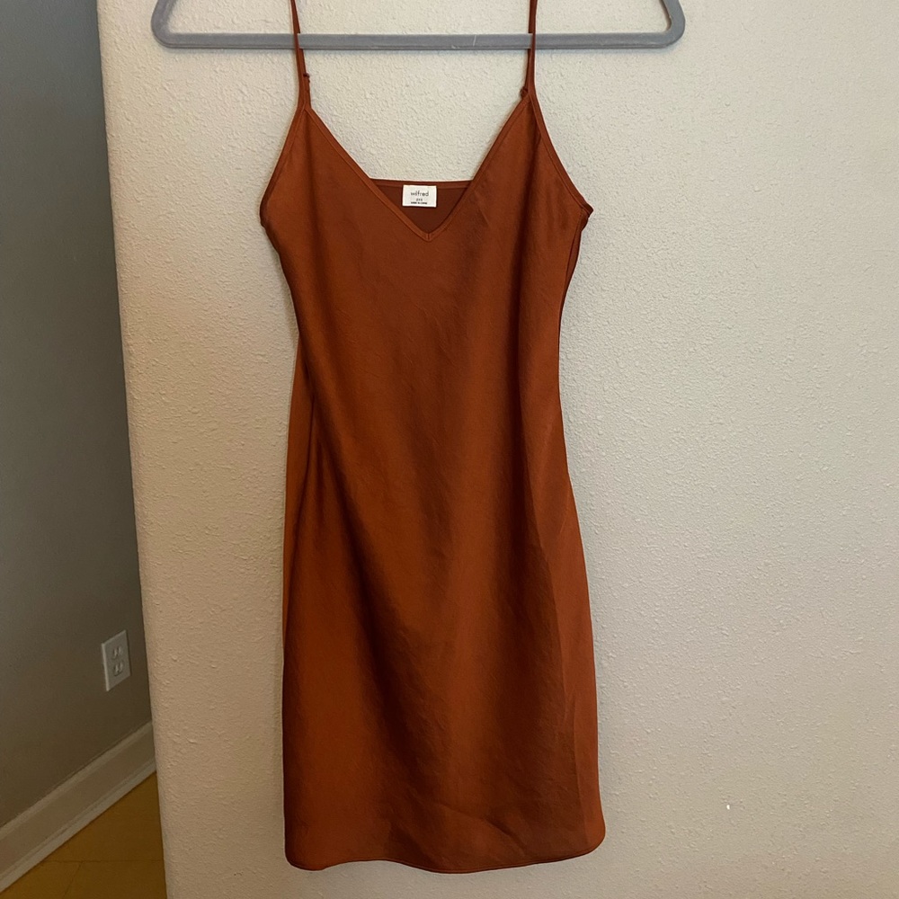 Aritzia Wilfred Only Slip Mini Dress ✨